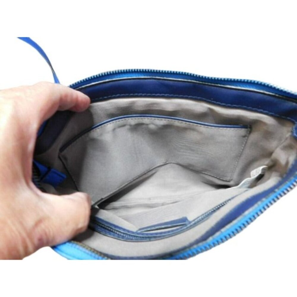 Reed Blue Crossbody  Vegan Faux Leather Handbag Purse Casual - Picture 4 of 4